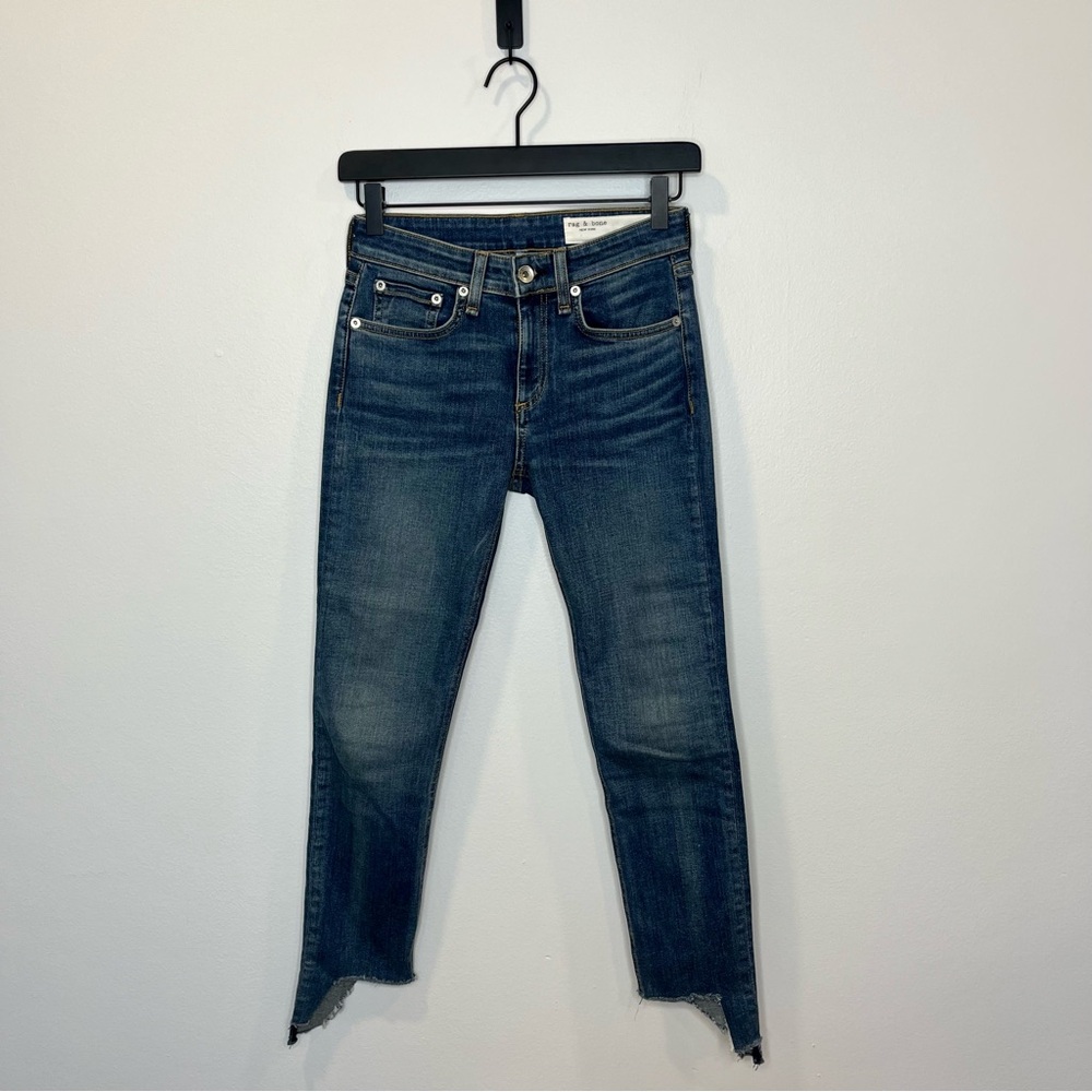 Rag and Bone Cate Step Hem Ankle Skinny Jeans 24